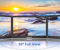 Thinlerain 11,6 hüvelykes hordozható külső monitor 1366x768 LED beépített hangszóró laptophoz és PC-hez 4