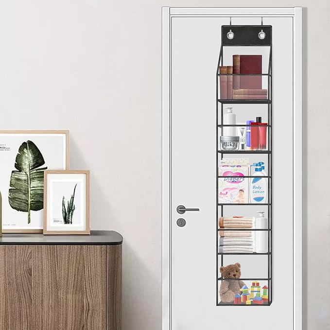 5Shelf Over The Door Storage Organizer,Door Organizer Hanging，Over The