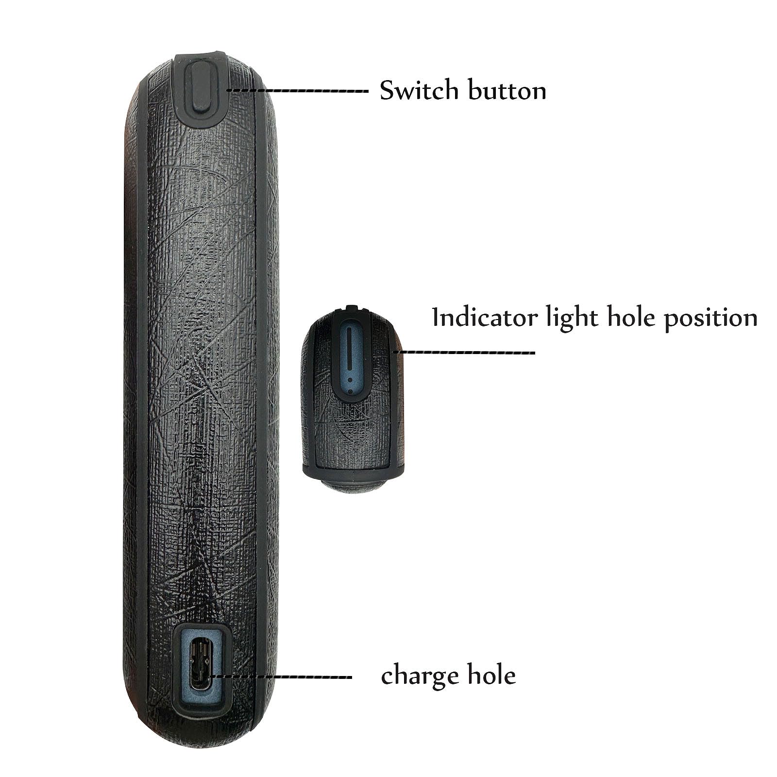 Custodia compatible with IQOS (only compatible with iluma), accessorio 3 in 1, coperchio laterale, coperchio protettivo intercambiabile, coperchio laterale ((J) series