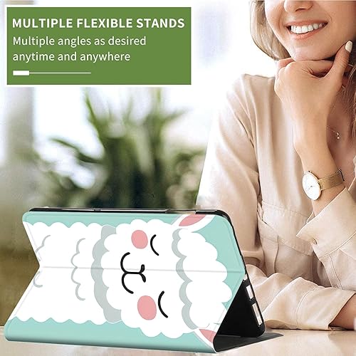 Vista 173 de Funda para Kindle de 6 pulgadas (11.ª generación, versión 2024/2022) delgada de piel sintética, ajustable, multiángulo, Smart Shell con función