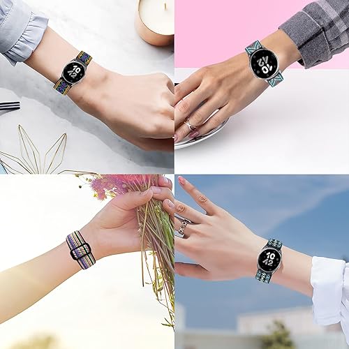 Miniatura 9 de Bandas elásticas de 0.78 pulgadas compatibles con Samsung Galaxy Watch 54 de 1.57 pulgadas, 1.73 pulgadas, Watch 5 Pro de 1.77 pulgadas, Watch 4