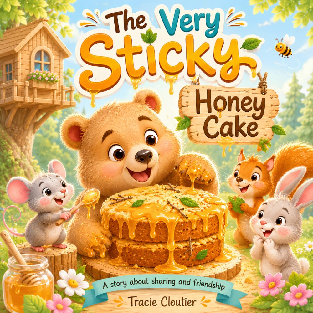 The Very Sticky Honey Cake: A Sweet Bedtime Picture Book About Sharing and Friendship for Ages 3–5