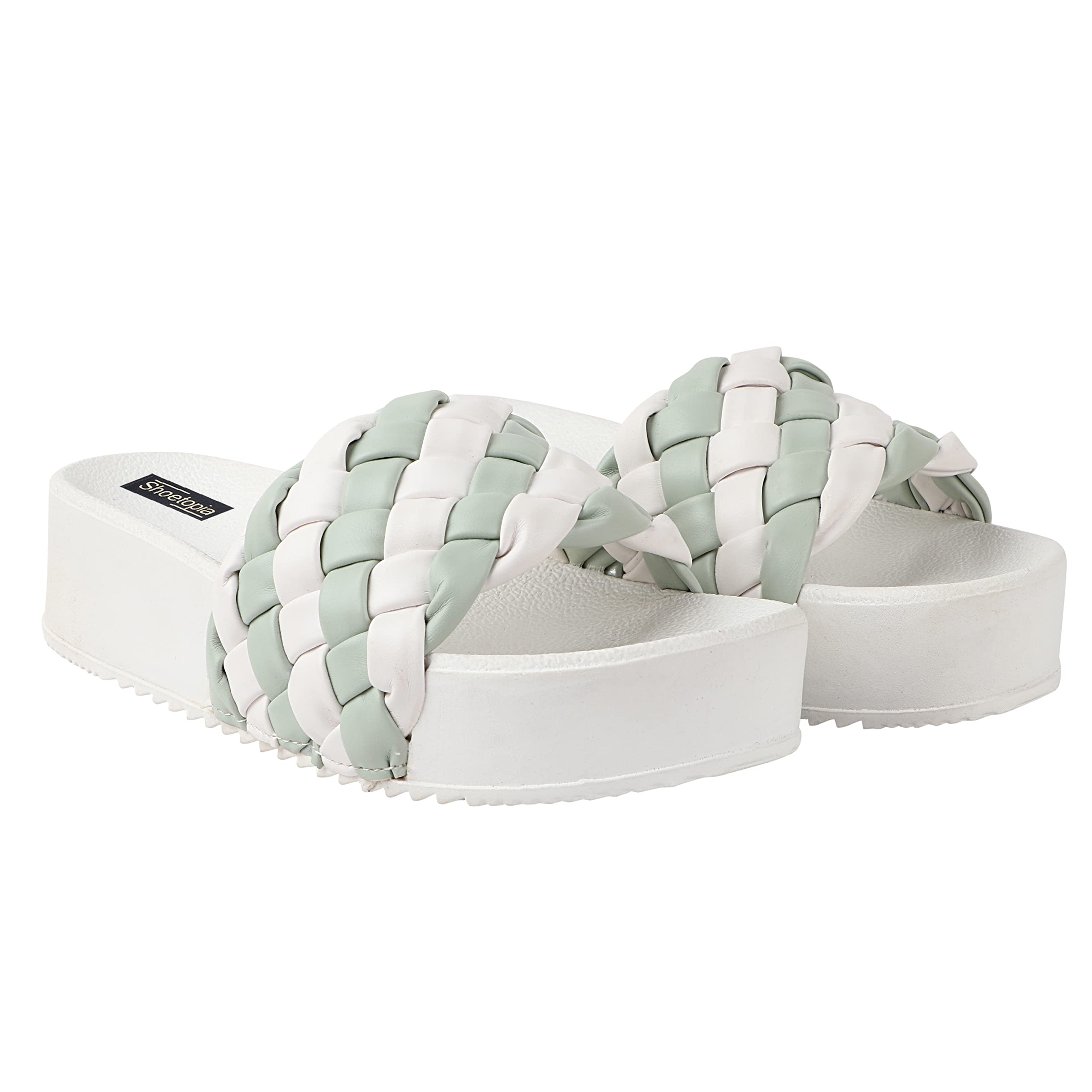 Do Bhai Women and Girls Flatform Fashion Heel Sandal/Berry