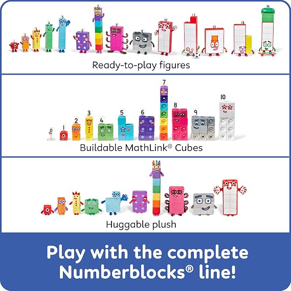 hand2mind Numberblocks Friends Seventeen and Eighteen Figure Pack, Ages 3+
