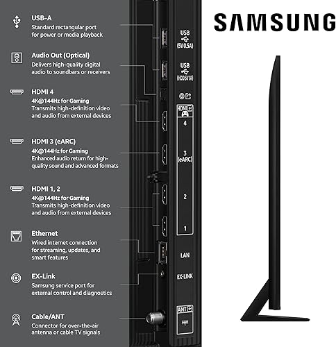 Miniatura 3 de Samsung Serie Neo QLED 4K QN80F Clase de 55 pulgadas, Vision AI, Mini LED Smart TV (modelo 2025, 55QN80F) Neo Quantum HDR, Sonido de Seguimiento