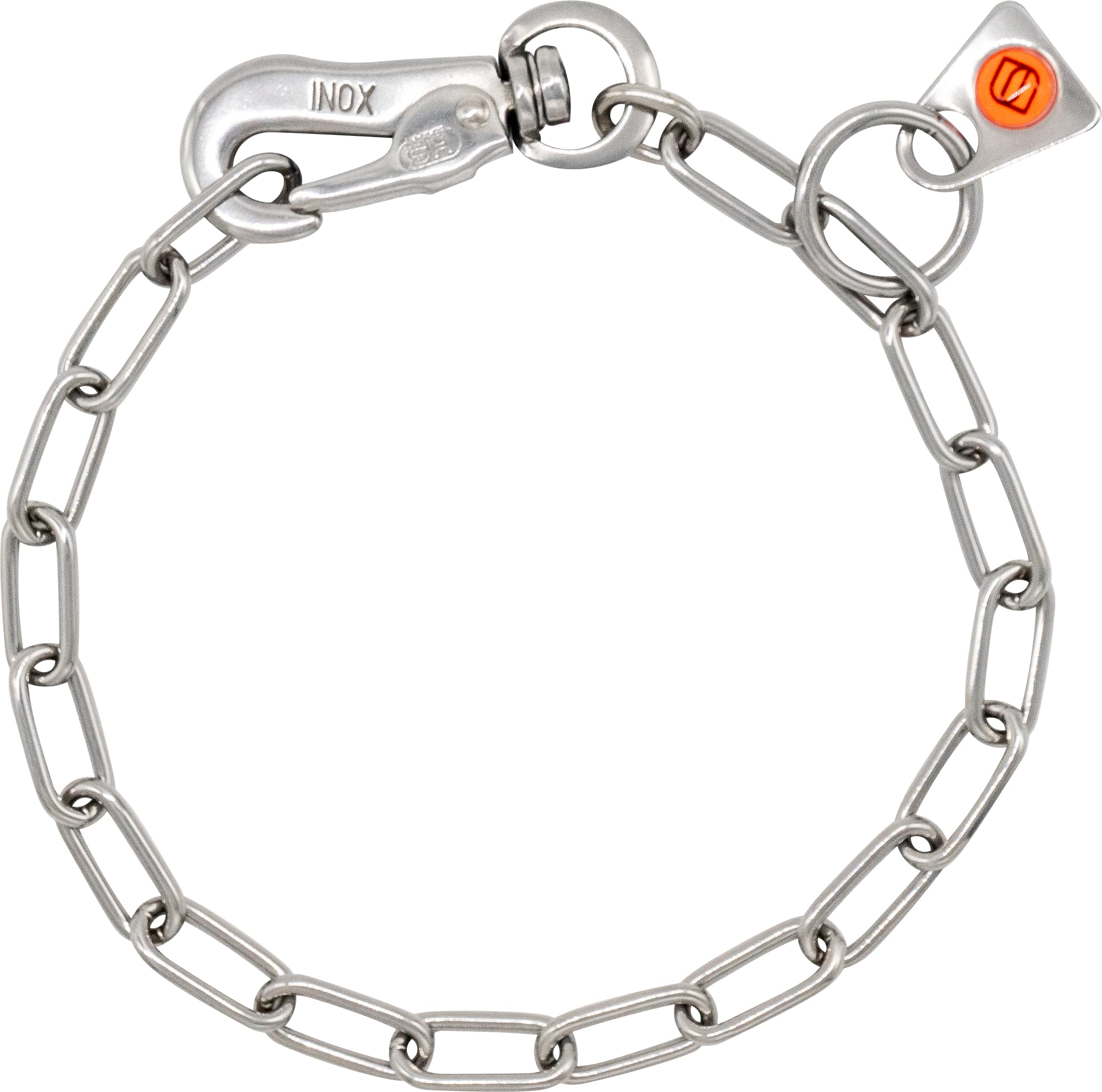 Herm. Sprenger Verstellbare Hundehalskette – Edelstahl, rostfrei, 2,0 mm – Mit Sprenger-Haken, langlebig & sicher für Training & Alltag (36 cm)