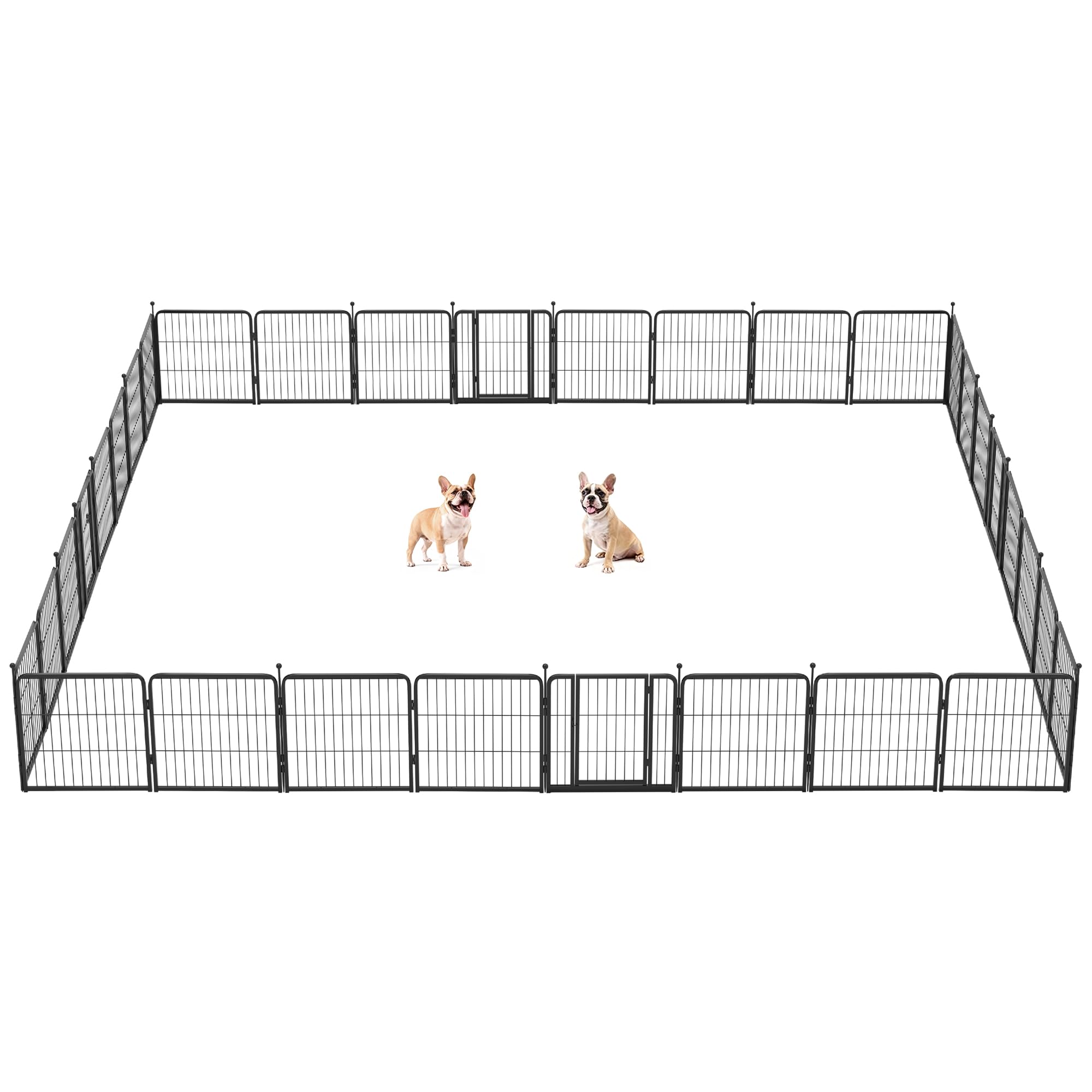 FXW Instant Dog Playpen, RV Camping, Outdoor &amp; Yard, 24" H, 32 Panels