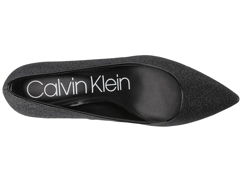 

Calvin Klein Genoveva Pump (Black Dusty Glitter) Women's Shoes