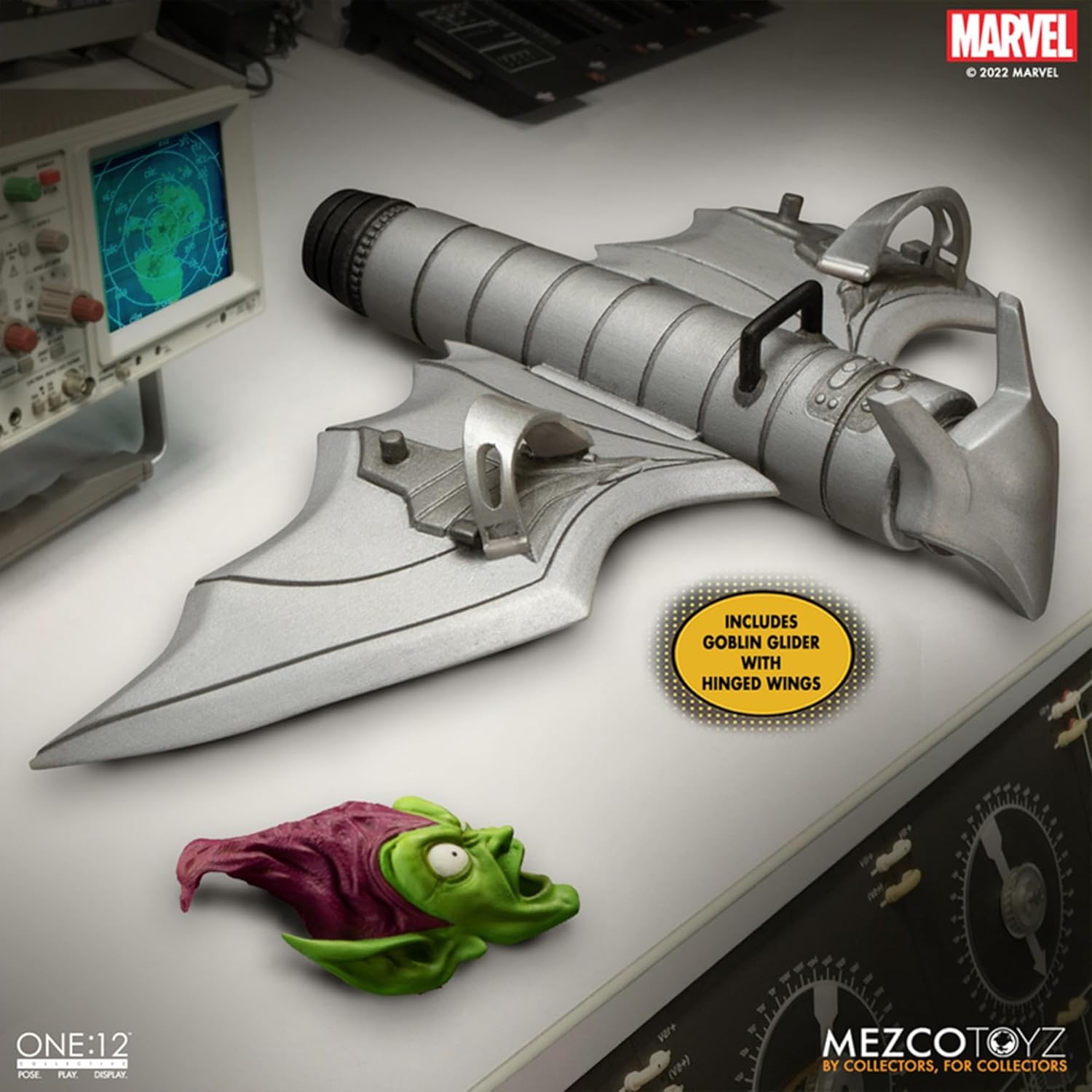 Mezco Toys Marvel Figurine 1/12 Green Goblin - Deluxe Edition 17 cm