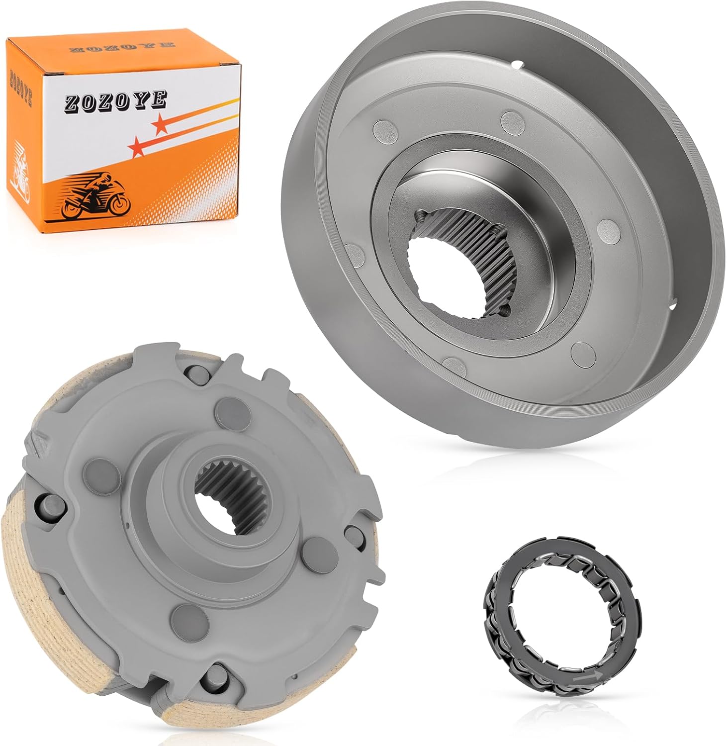 Wet Clutch Centrifugal Carrier + Out Clutch Housing W/Bearing For Honda Rancher 350 TRX350FE/FM/TE/TM 2000-2006
