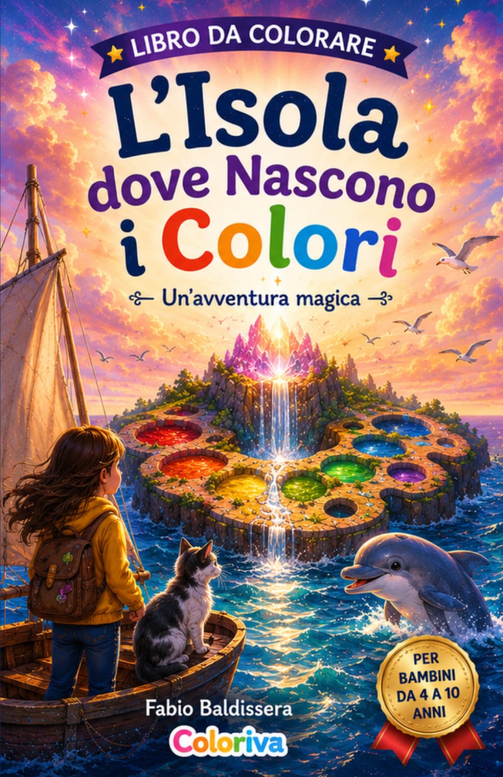 L’Isola dove Nascono i Colori: Un’avventura magica tra fantasia, amicizia e meraviglia