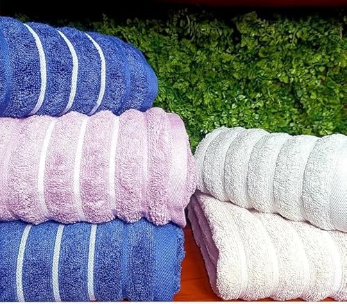 Conjunto Toalhas Jacquard Wave, 1 Toalha de Rosto e 1 Toalha Banhão, 100% Algodão, 450g/m2, Super Ab