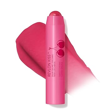 Revlon Kiss Balm with Sunscreen SPF 20, 030 Sweet Cherry, 0.09 oz | Tinted lip balm infused with natural fruit oils. Up to 8 hours of moisture with SPF 20 protection.