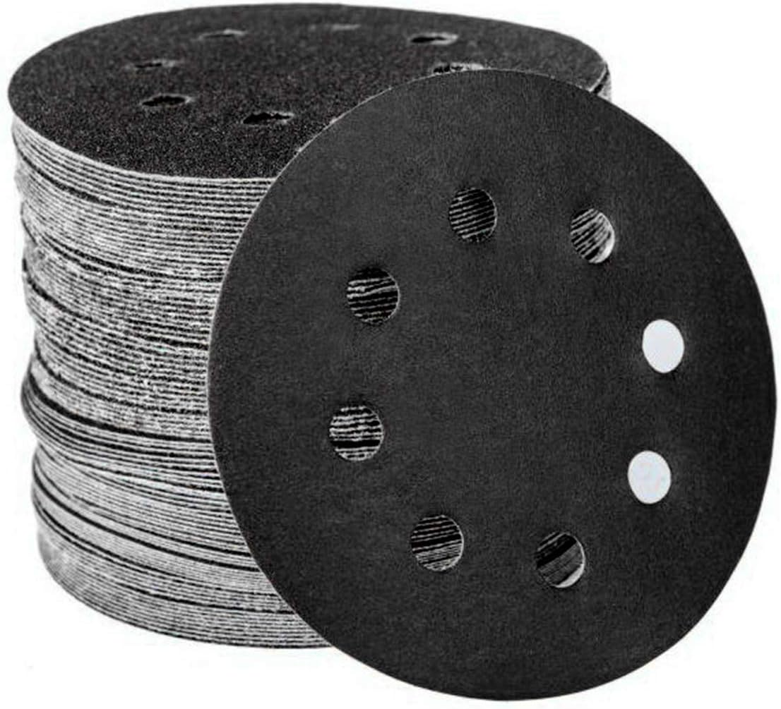 Lijadora 150mm Discos Lija 150mm Grano 40 - 50 Unidades Con Velcro Para Lijadora Orbital Lija Lijadora Orbital