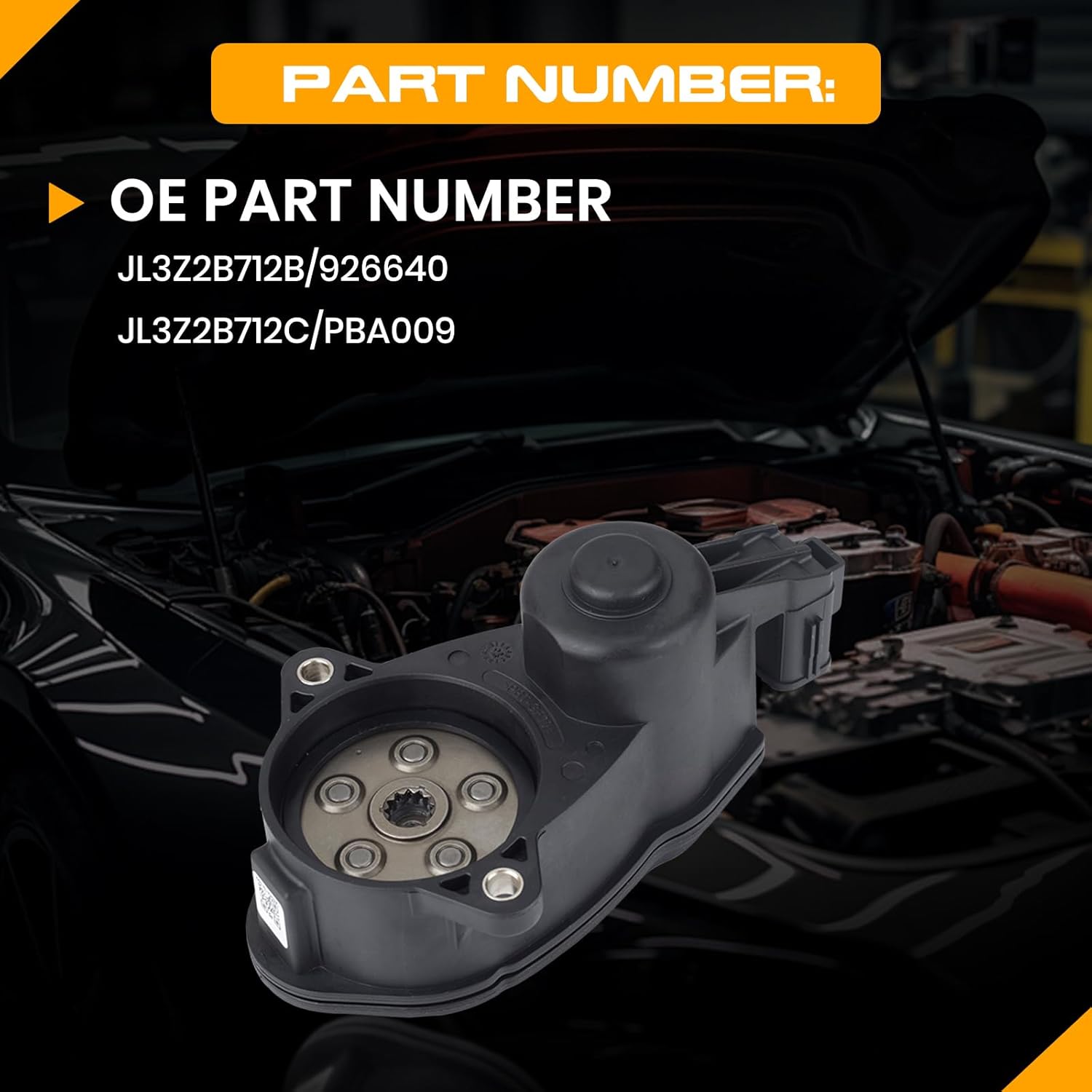 JL3Z2B712B Parking Brake Actuato Motor Fit for Ford F-150 Medium Heavy Duty 2018-2023 2.7L 3.0L 3.3L 3.5L 5.0L 5.2L for Expedition 2018-2022 3.5L for Lincoln Navigator 2018-2022 3.5L Replace