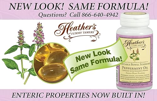 Miniatura 2 de Barriguita del Brezo tamers Aceite de Menta Piperina Cápsulas 90por botella para el SII