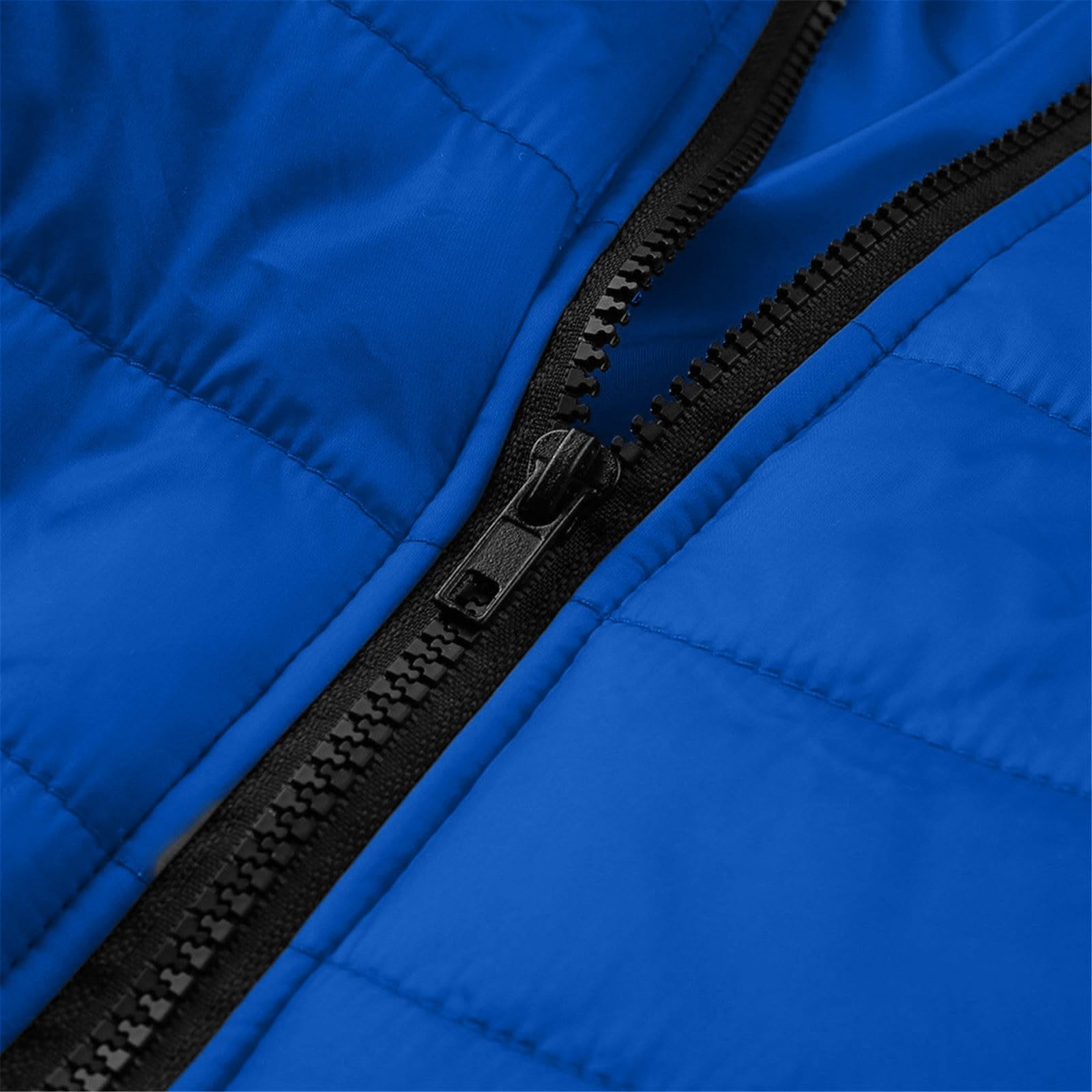 Générique Veste Homme Doudoune Legere Zippée sans Capuche Manteau Hiver Chaud Blouson Automne Grande Taille Vestes Décontractée Légère et Résistante Manches Longues Uni avec Poches Classique Jacket
