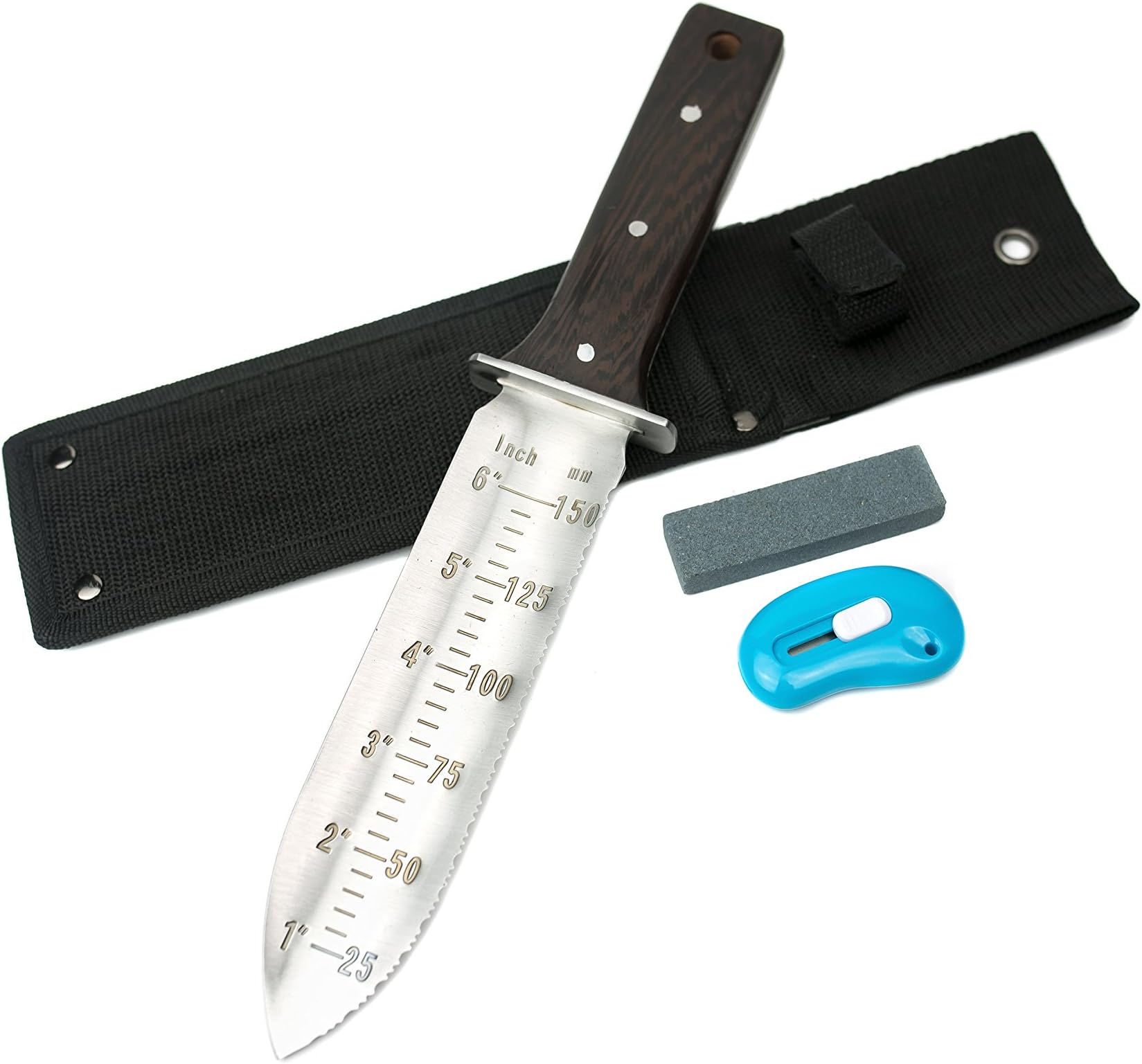 Ultimate Garden Tool Japanese Style Hori Hori Gardening Knife Multipurpose Digging Weeding Spade