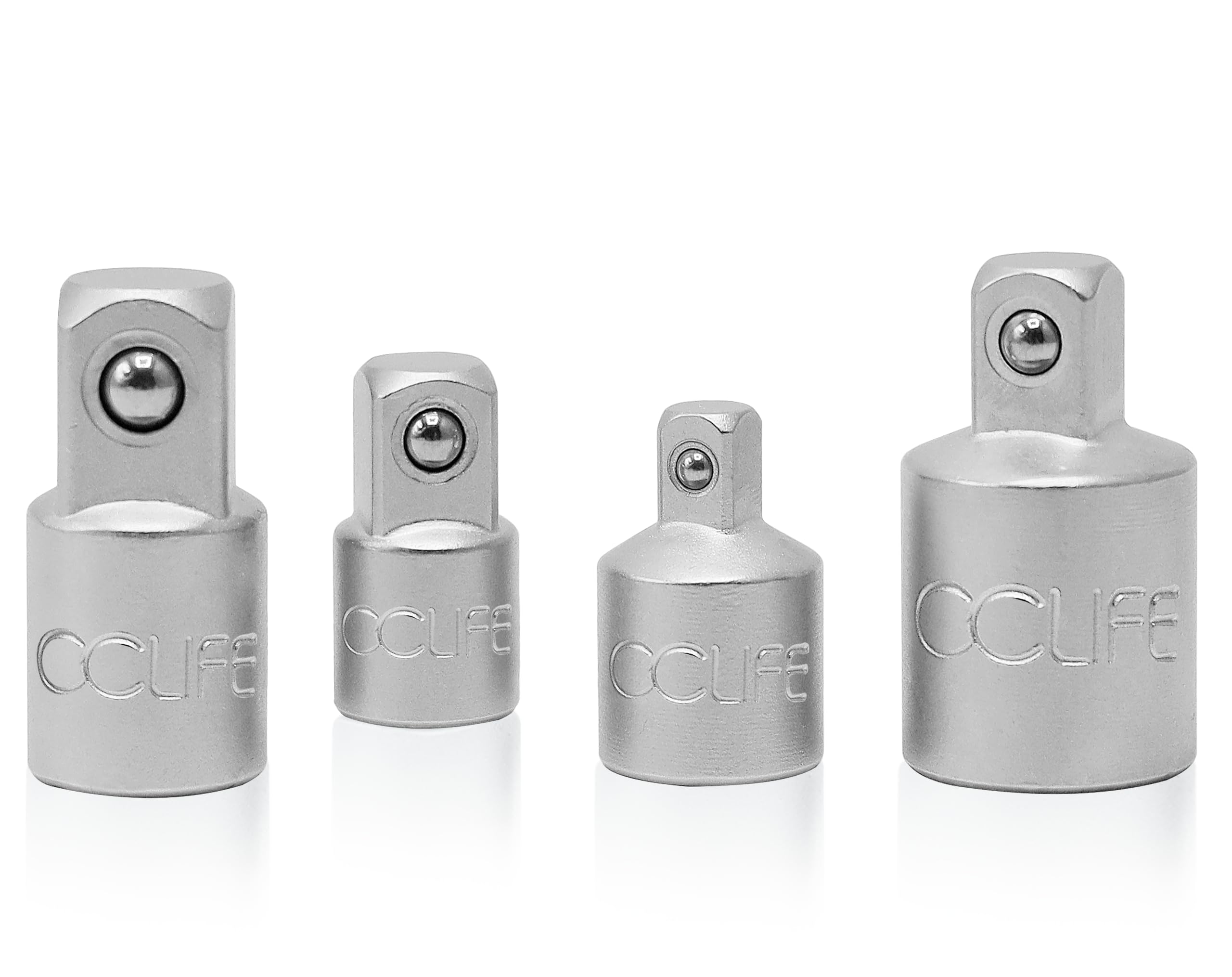 CCLIFE Kraft Stecknuss Adapter für Schlagschrauber 1/4' 3/8' 1/2' 3/4' Bit Nuss & Kardangelenk | Cr-Mo…