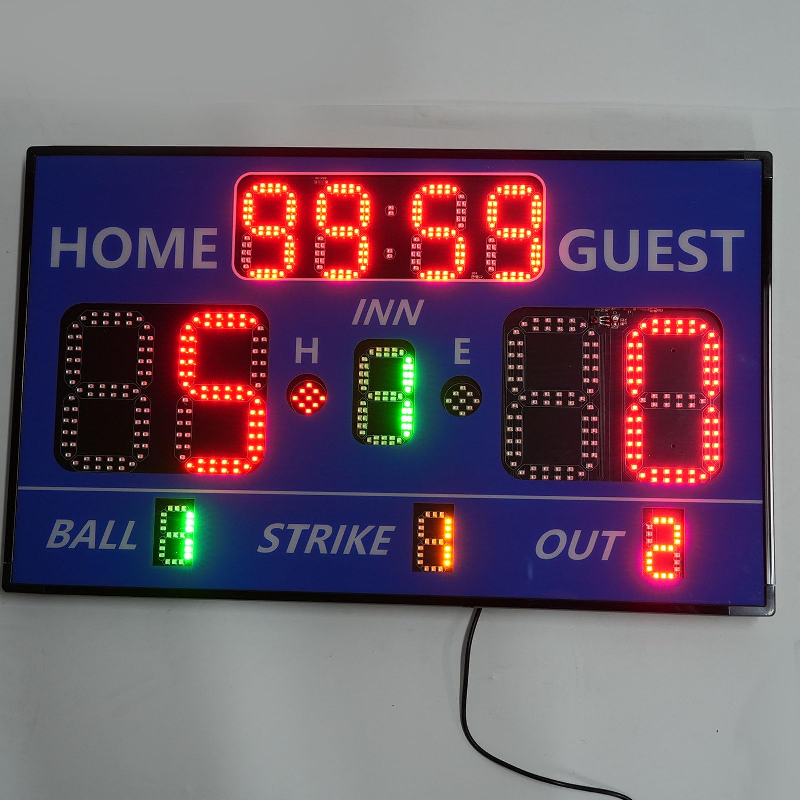 FILFEEL Tabellone Softball Elettronico Baseball Segnapunti Display LED 12