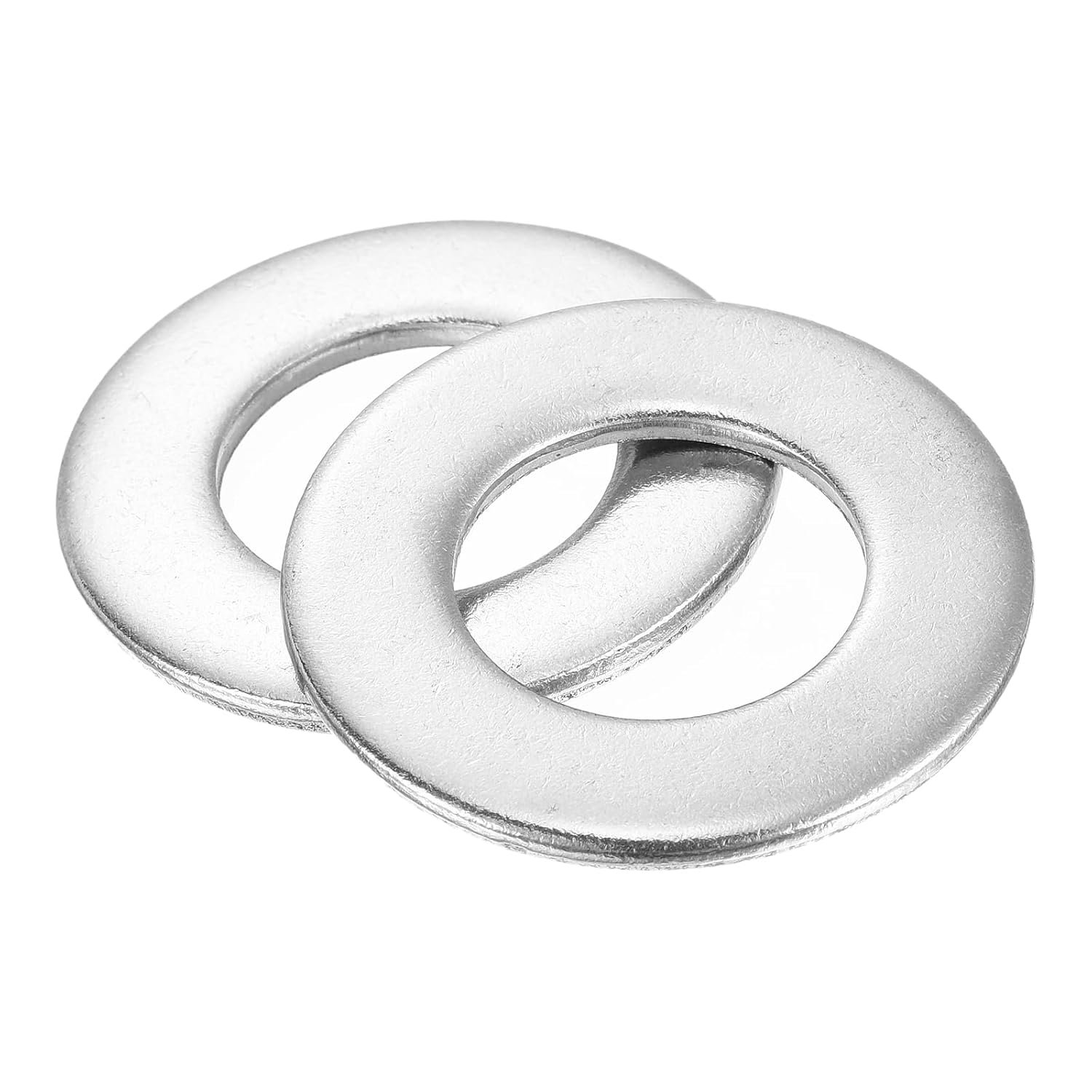 uxcell 10Pcs 7/8 Flat Washers, 304 Stainless Steel 0.938" ID x 1.75" OD x 0.134" Thick for Bolt Screw, Factories Repair, Kitchens, Shops, and Outdoor Construction, Silver 0.938" x 1.75" x 0.134" Silver 10