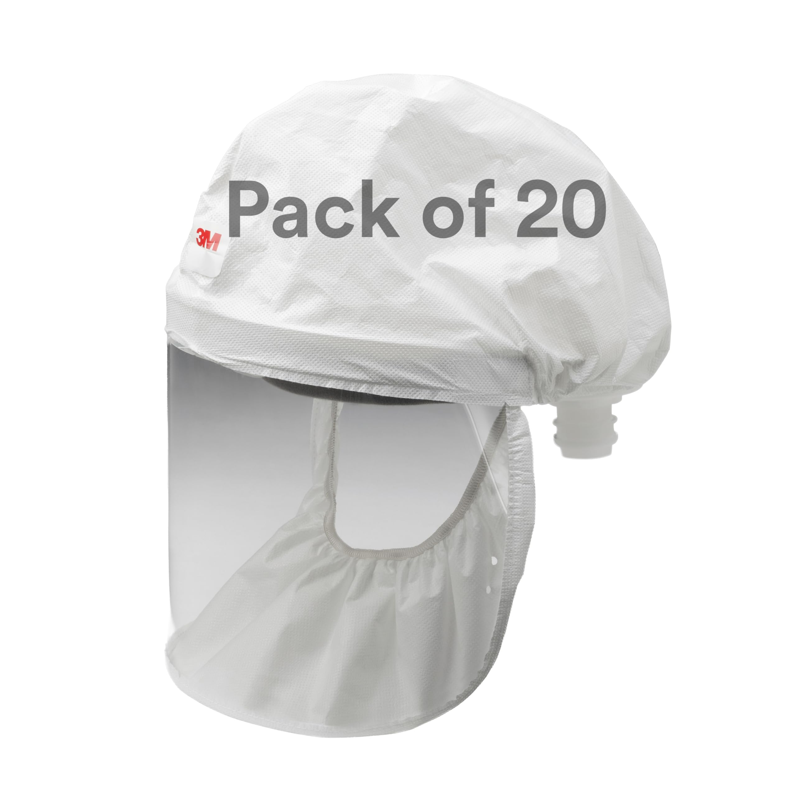 3M Versaflo 17248-etui Economy pokrowiec na głowę, S-103L-20, średni/duży, biały (20 sztuk)