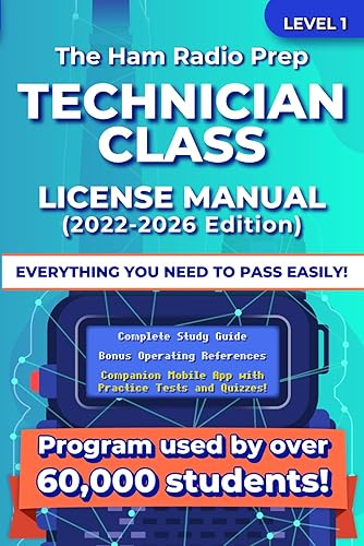 The Ham Radio Prep Technician Class License Manual (2022 - 2026) (Ham Radio License Package)