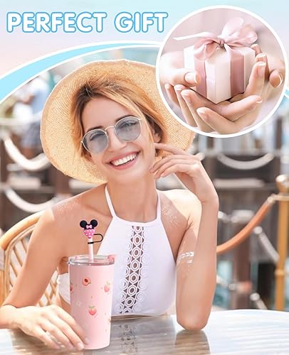 Miniatura 3 de Divertida tapa de popote compatible con Stanley para tazas de 40 onzas, 30 onzas, 20 onzas, juguete para niñas de 4 a 7 años, reutilizable,