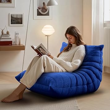 Bean Bag Chair for Adults, Memory Foam Floor Sofa
