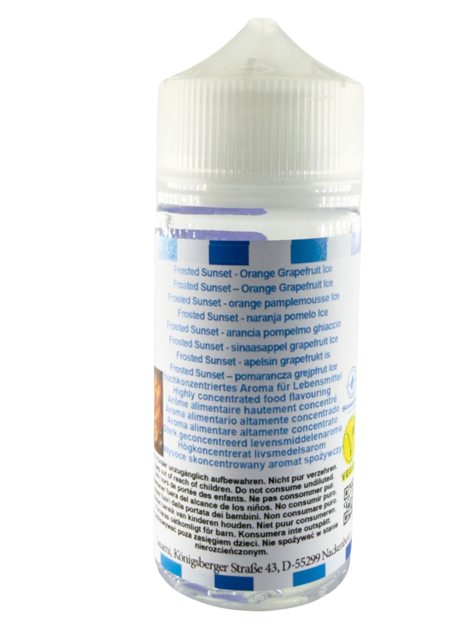Frosted Sunset – pomarańcza grejpfrut Ice aromat koncentrat – Wegański – Sasami – 100ml