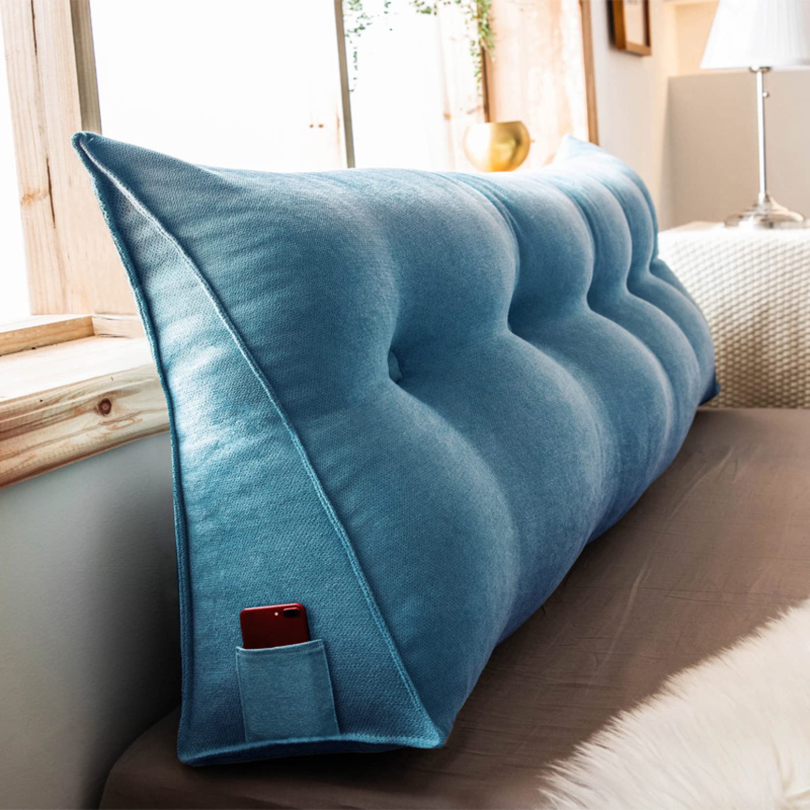 Amazon｜背もたれクッション 背もたれ クッション 180*20*50 ベッド