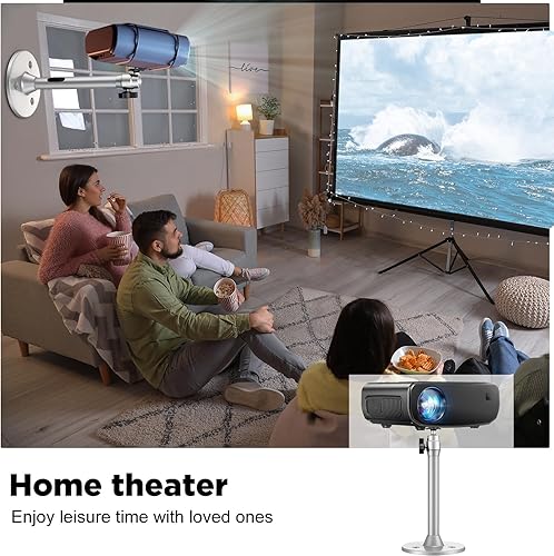 Miniatura 3 de Mini proyector de pared de techo compatible con QKK, DR.J, DBPOWER, Anker, VANKYO, AAXA, Jinhoo, PVO, TMY, AuKing y la mayoría de los otros mini