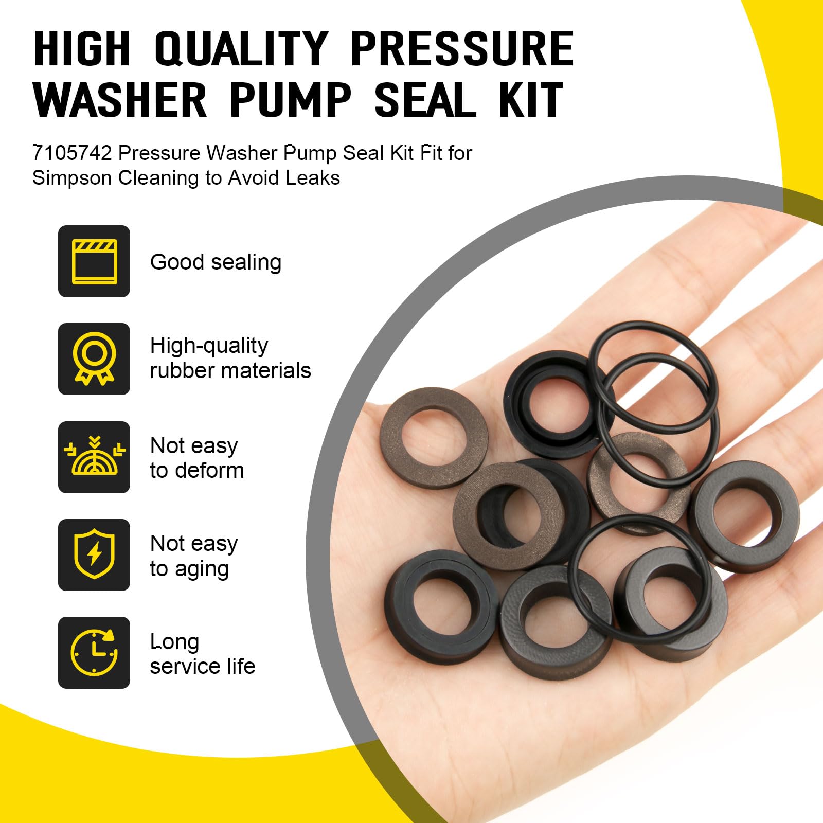 Amazon.com: 7105742 Washer Pump Seal Kit for Simpson Pressure