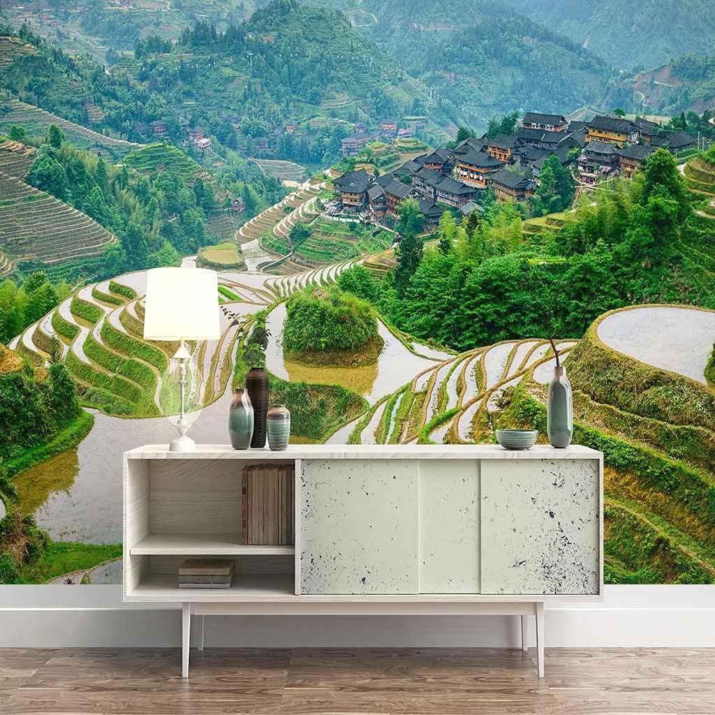 Papier Peint DIY Autocollant En Canevas Résistant Lessivable 150x105 cm