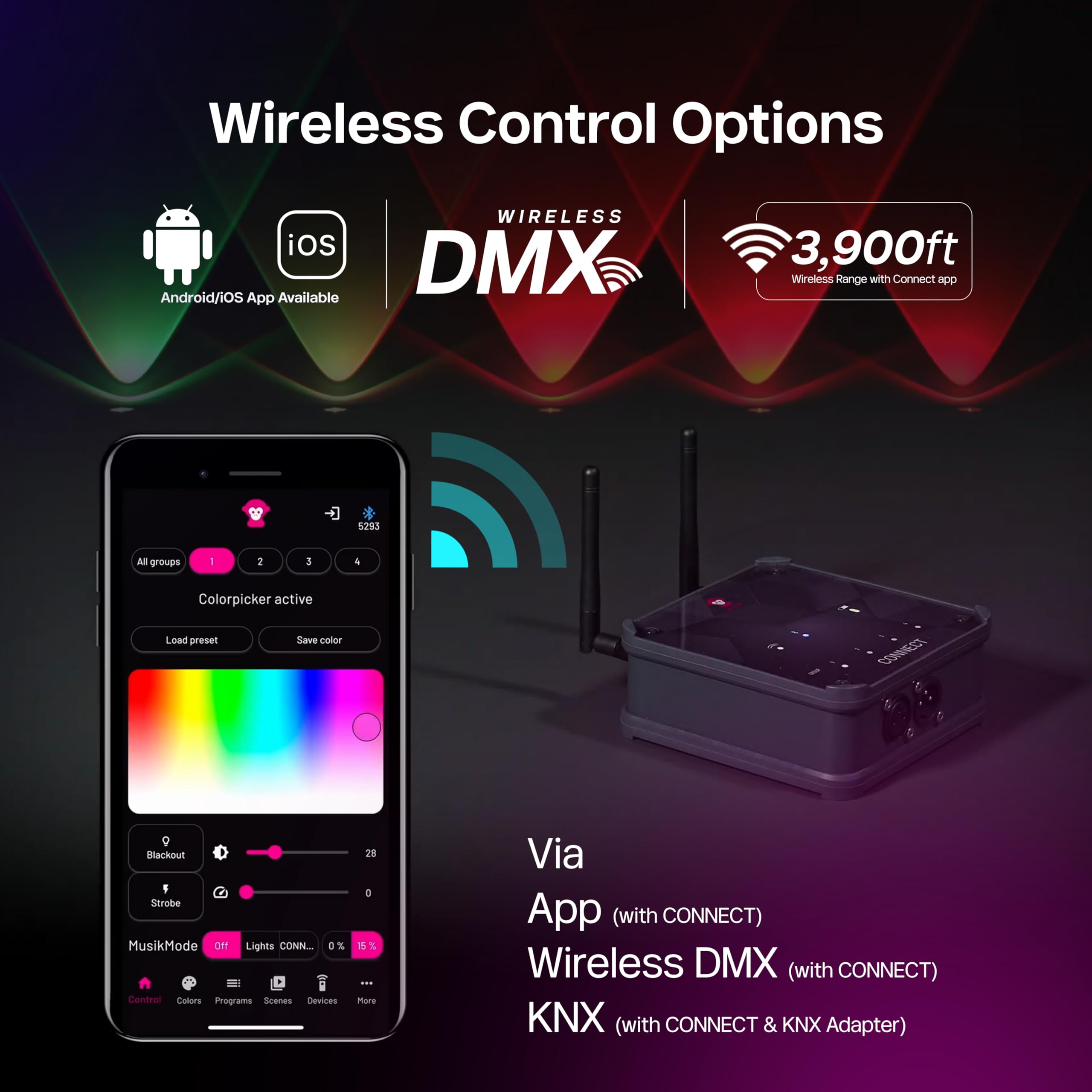 Amazon.com: Ape Labs Connect Dongle for Wireless DMX & iOS