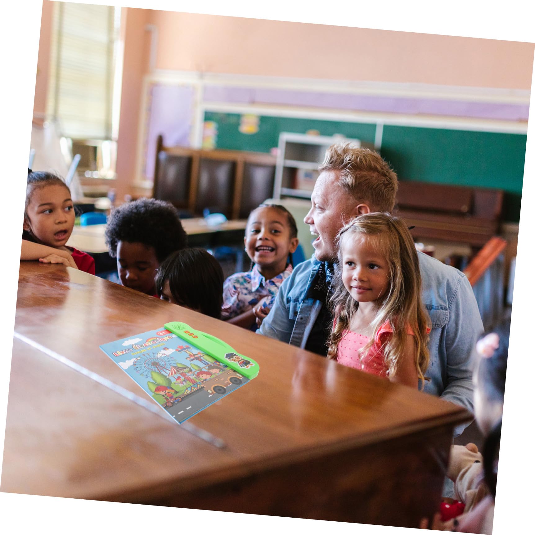 Interactivo para Aprendizaje Preescolar en Francés E Inglés, Juguete Educativo para Niños Desarrollo de Memoria y Estimulación del Aprendizaje en Cumpleaños