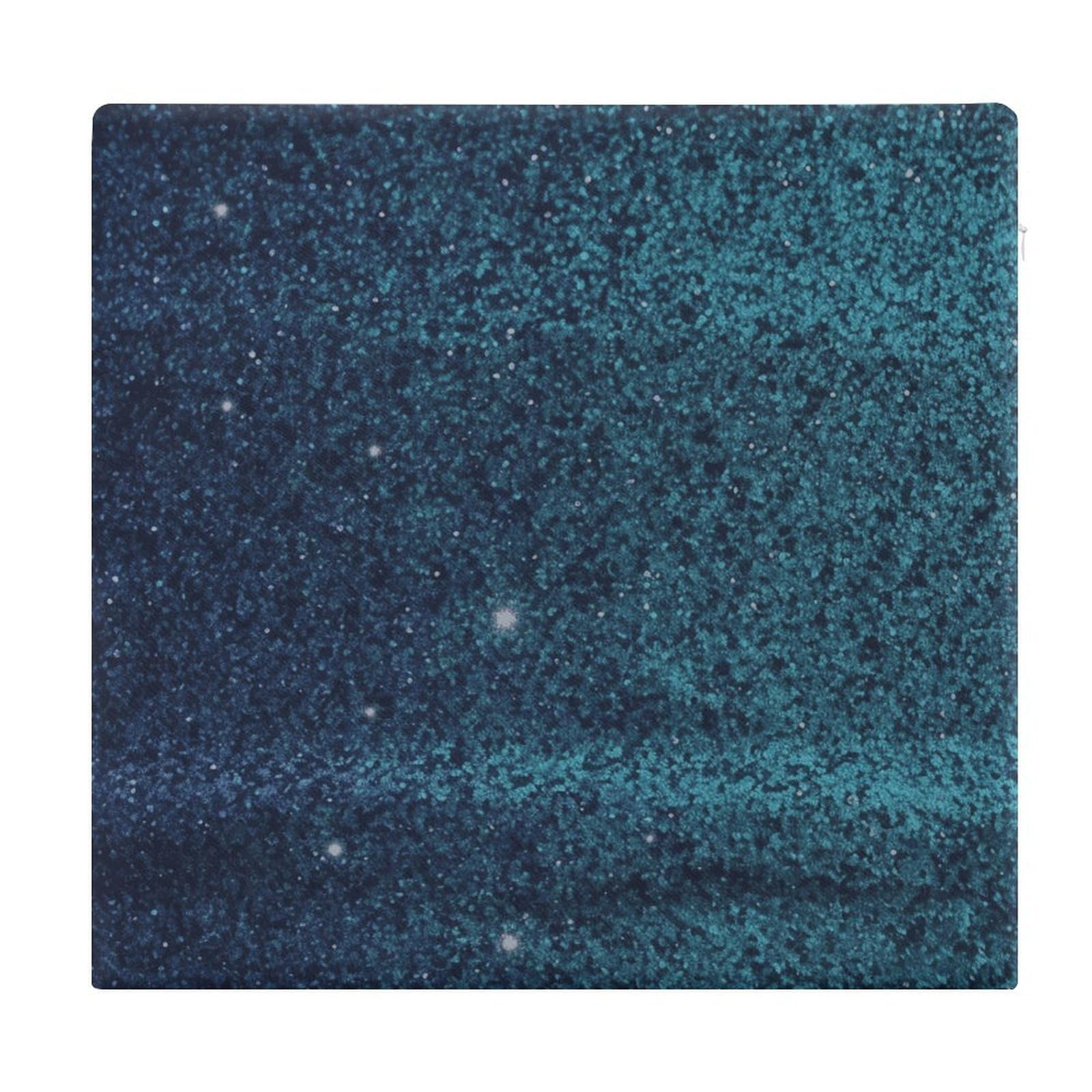 LDGSUPH - Teal Glitter Seat Cushions for Office Chair Square Cushions Soft Floor Cushions Comfy Memory Foam Cushion Cushions for Home Travel Car