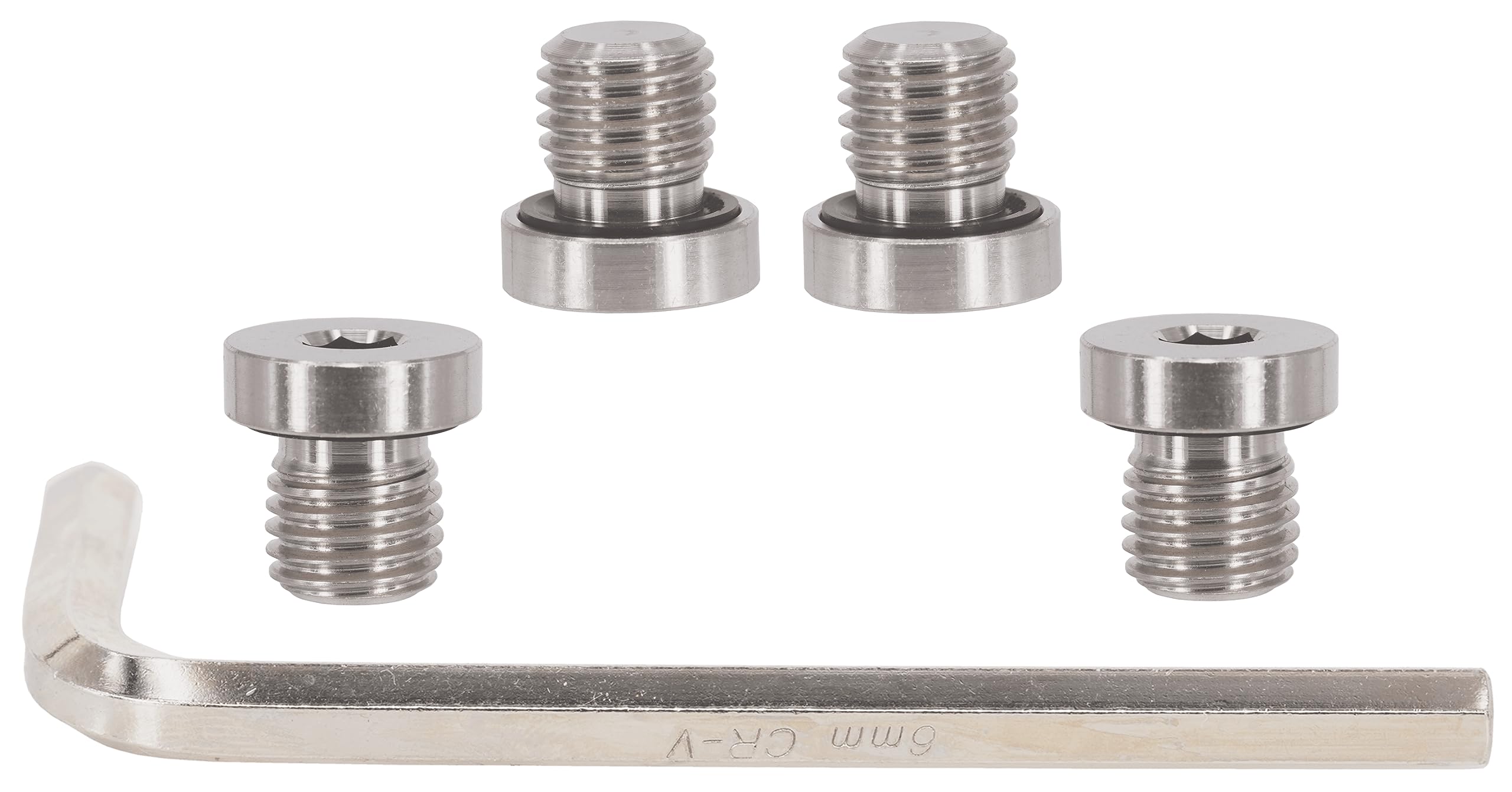 Amazon.com: 4PCS Standard M12x1.5 Thread 304 Stainless Steel Inner  