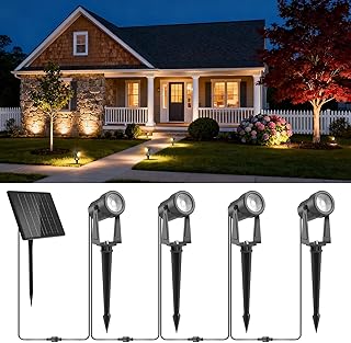 ZYAN Solar Landscape Spotlights with All-Night Lighting