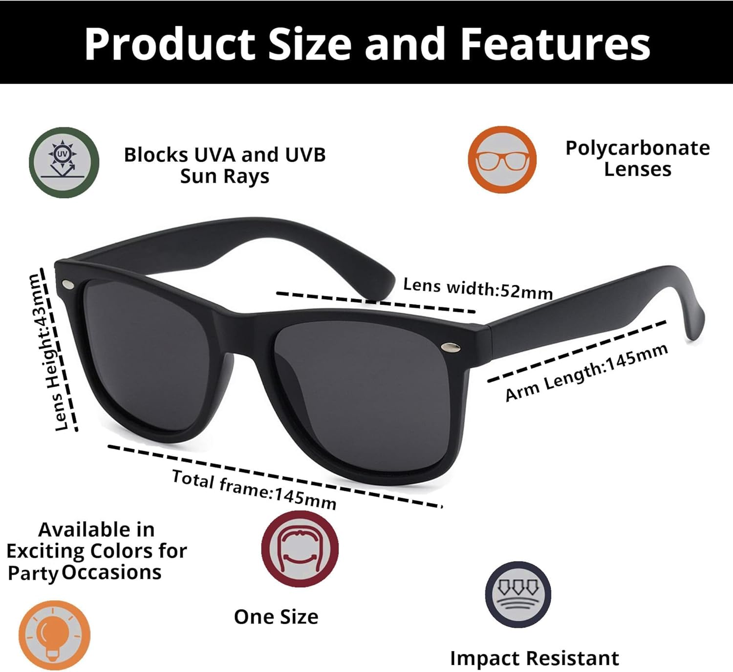 Eyegla Sunglasses Bulk Party Sunglasses Pack 80s Shades Eyewear Set for Men Women 8/10/20/30Pack - Image 5