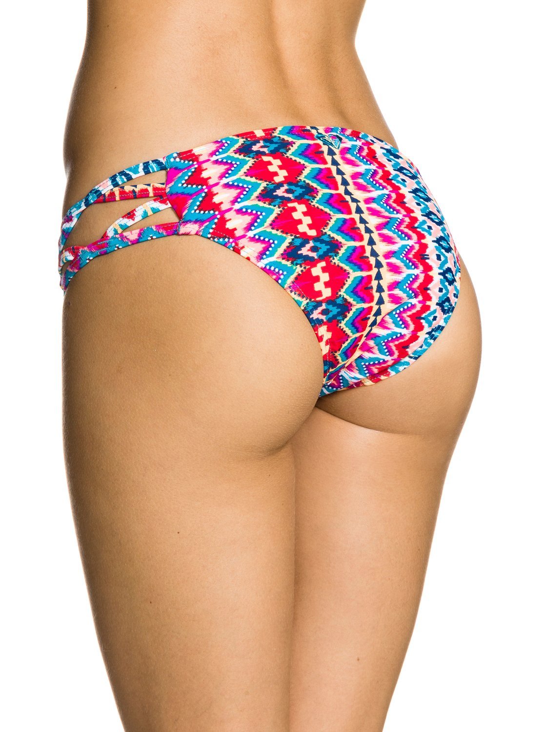 Roxy - - Brève Boy Bottom Hipster Pant Bikini femmes, Medium, Moroccan Dream Sw Aurora Red P