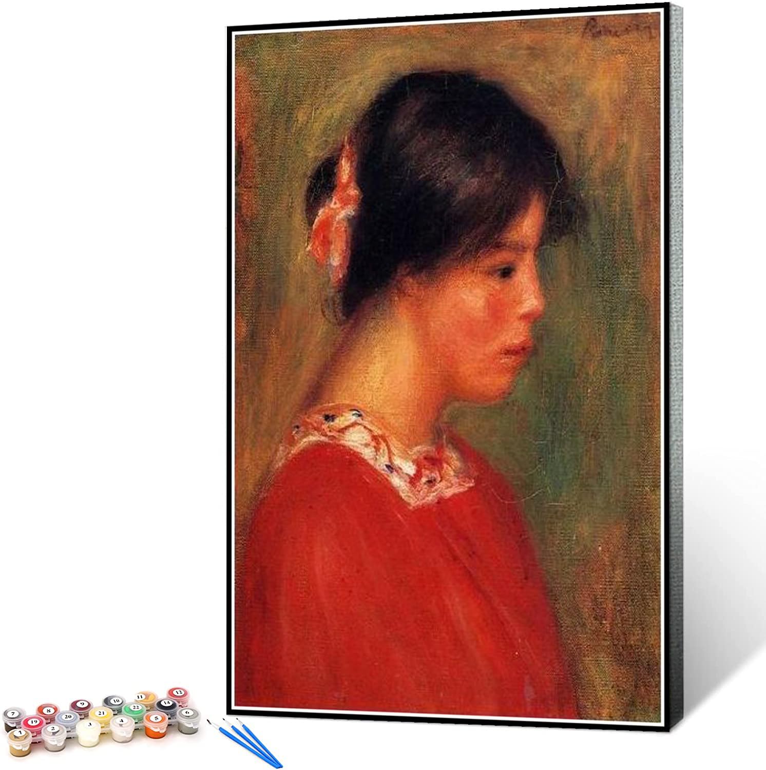 Amazon.co.jp: DIY絵 デジタル油絵 ピエール・オーギュスト