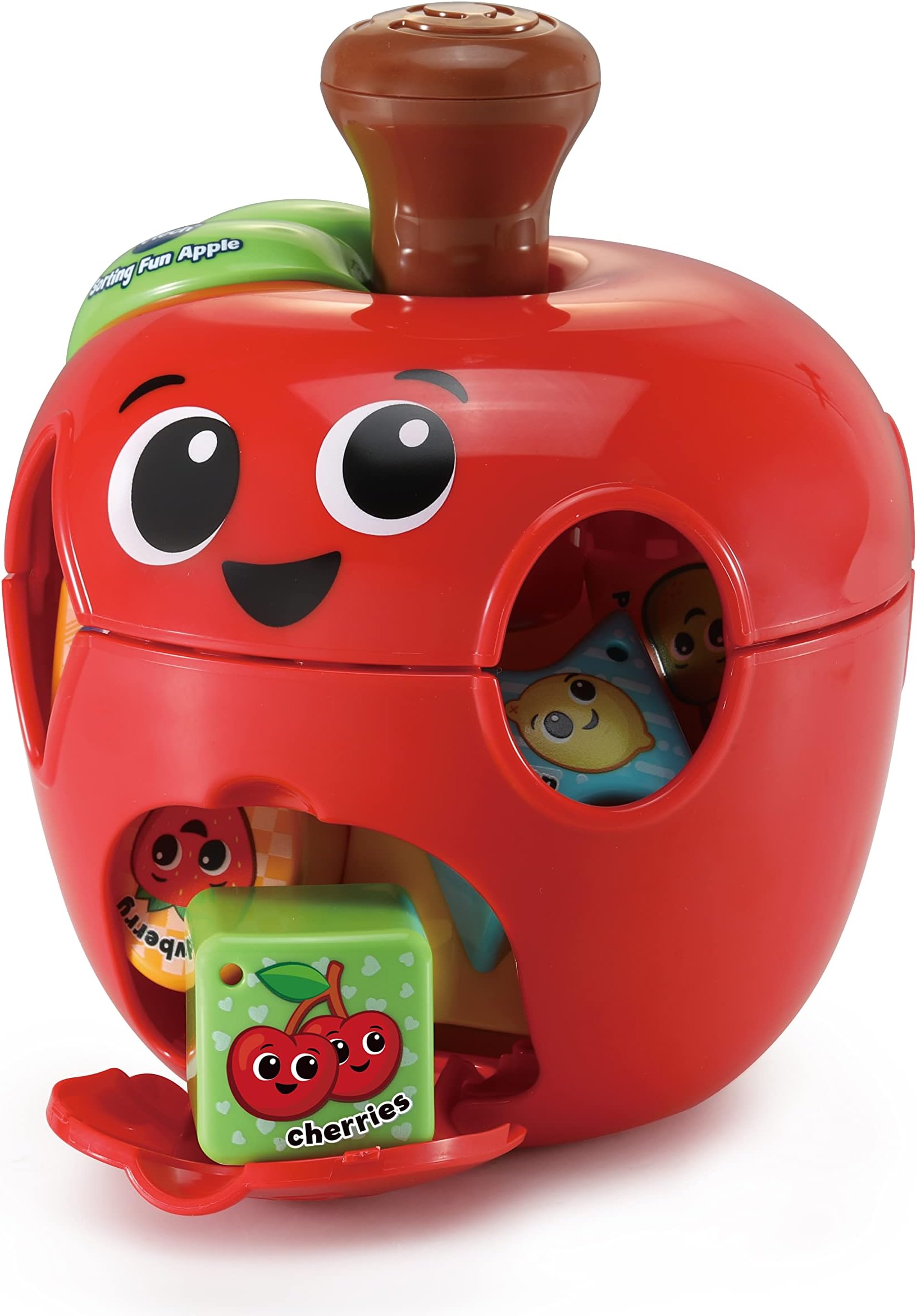 Sorting Fun Apple, Shape Sorter, Educational Learning Toy, Birthday Gift for Kids aged 1, 2, 3 years
