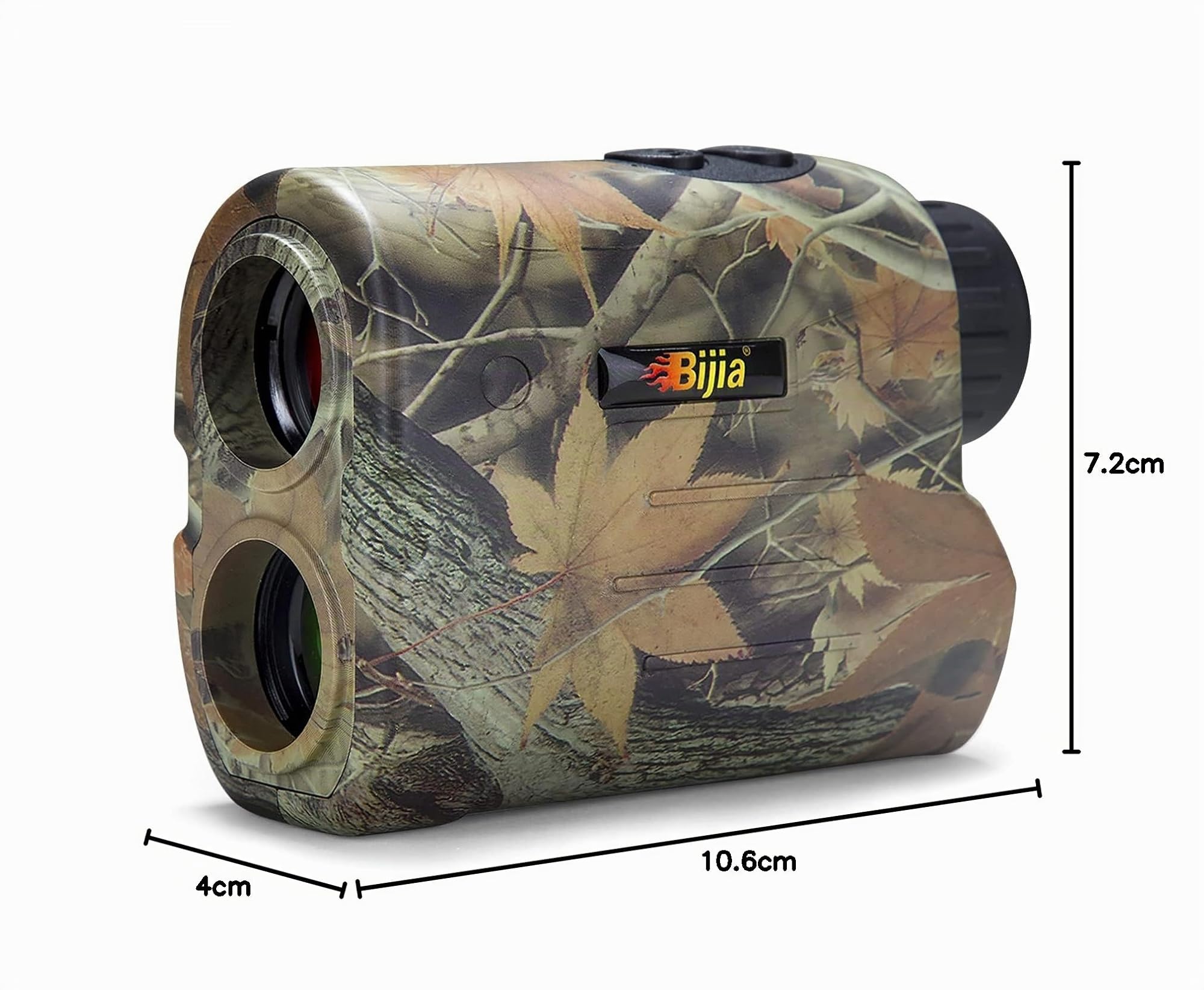 BIJIA Télémètre de tir à l'arc Laser Multifonction de 1000m pour la Chasse à l'arc,Le tir,Le Golf,Le Camping avec Correction de Pente,Le Verrouillage du Drapeau avec Vibration,Vitesse,Angle…