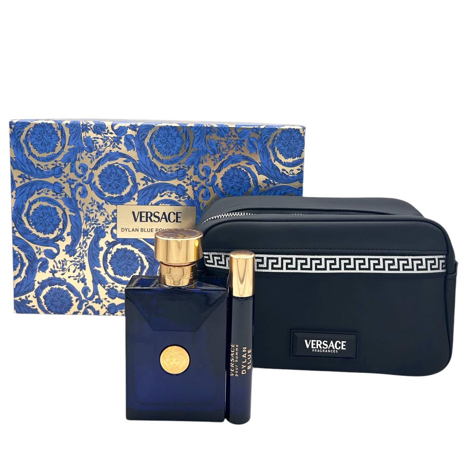 Set Profumo Uomo Versace Dylan Blue EDT 3 Pezzi - Marca: Versace - EAN: 8011003893539