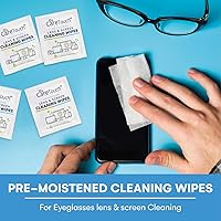 Vista 2 de Care Touch Eyeglass Cleaner Spray Kit, Alcohol-Free Glasses Spray Cleaner Solution for All Lenses, 16oz (8oz x 2) & 2oz - Lens Cleaner Spray - Eye