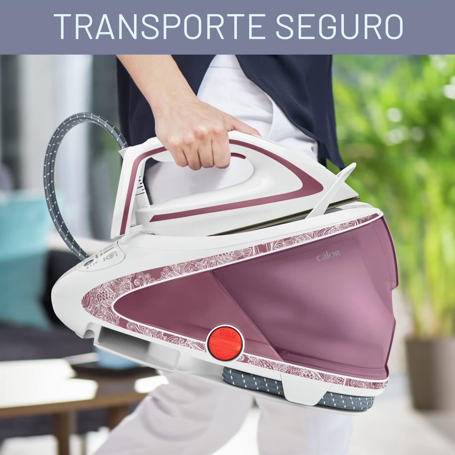 Calor Pro Express Ultimate, planta de vapor de alta presión, 7,3 bares, flujo de vapor 490 g/min, 5 ajustes, fabricado en Francia, GV9560C0