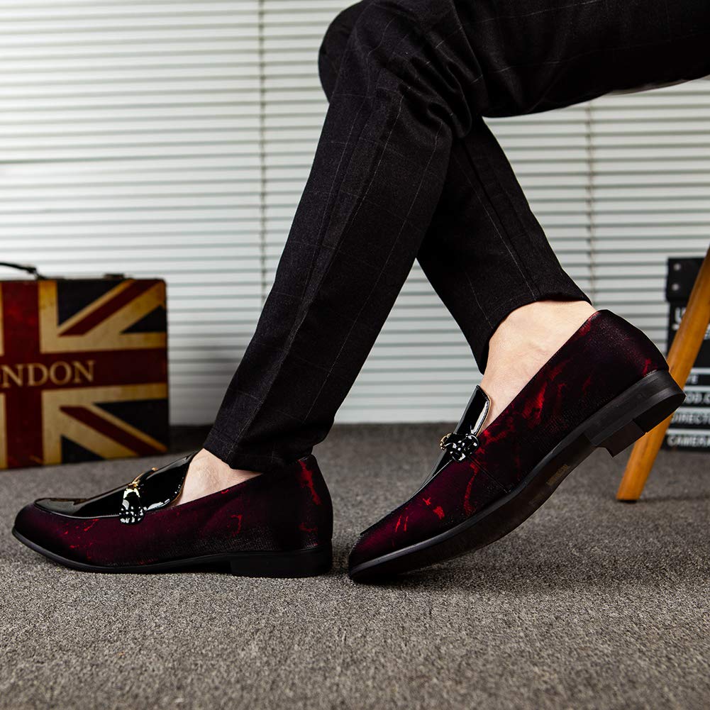 JITAI Scarpe Formali da Uomo Mocassini da Uomo Casual in Pelle da Scarpe Uomo Mocassini