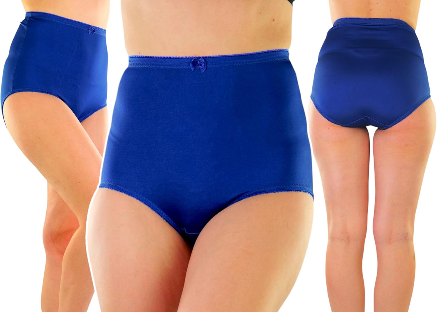 ToBeInStyle Women's Pack of 6 High-Waisted Girdle Brief Tummy Support Everyday Panties - Image 6