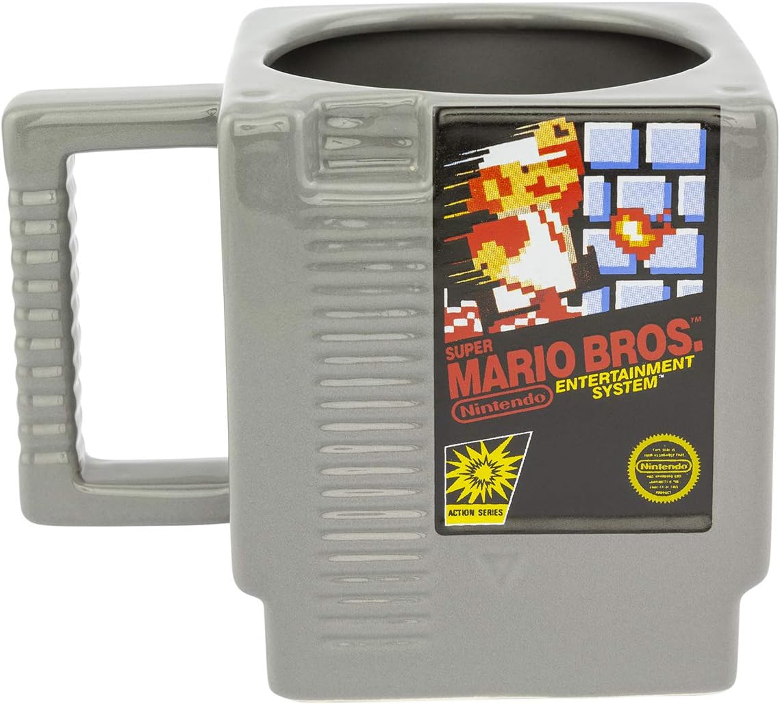 Super Mario Bros Cartridge Mug, Officially Licensed Nintendo Merchandise : Video Games